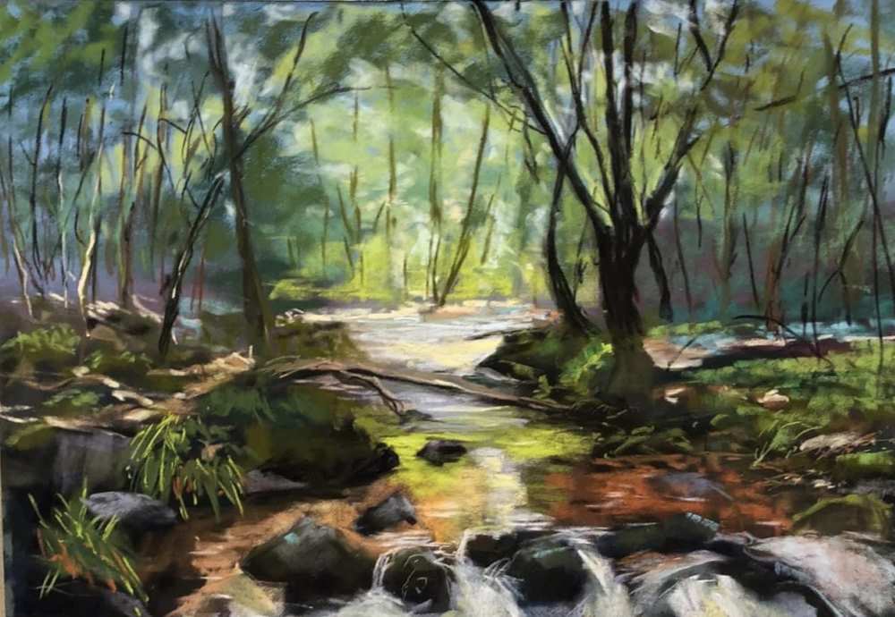 Completed woodland river photo, version 2.