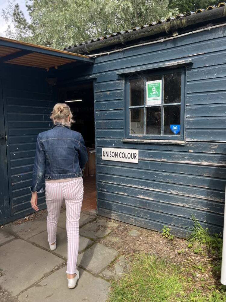 Liz takes us into the mixing room.